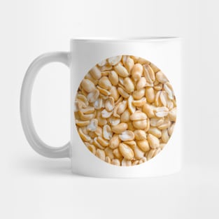 Salted Peanuts Snack Food Photograph Circle Mug